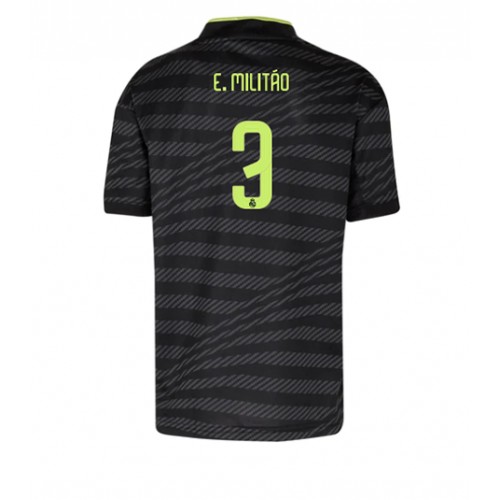 Real Madrid Eder Militao #3 Tredjedrakt 2022-23 Kortermet Real Madrid Eder Militao #3 Tredjedrakt 2022-23 Kortermet